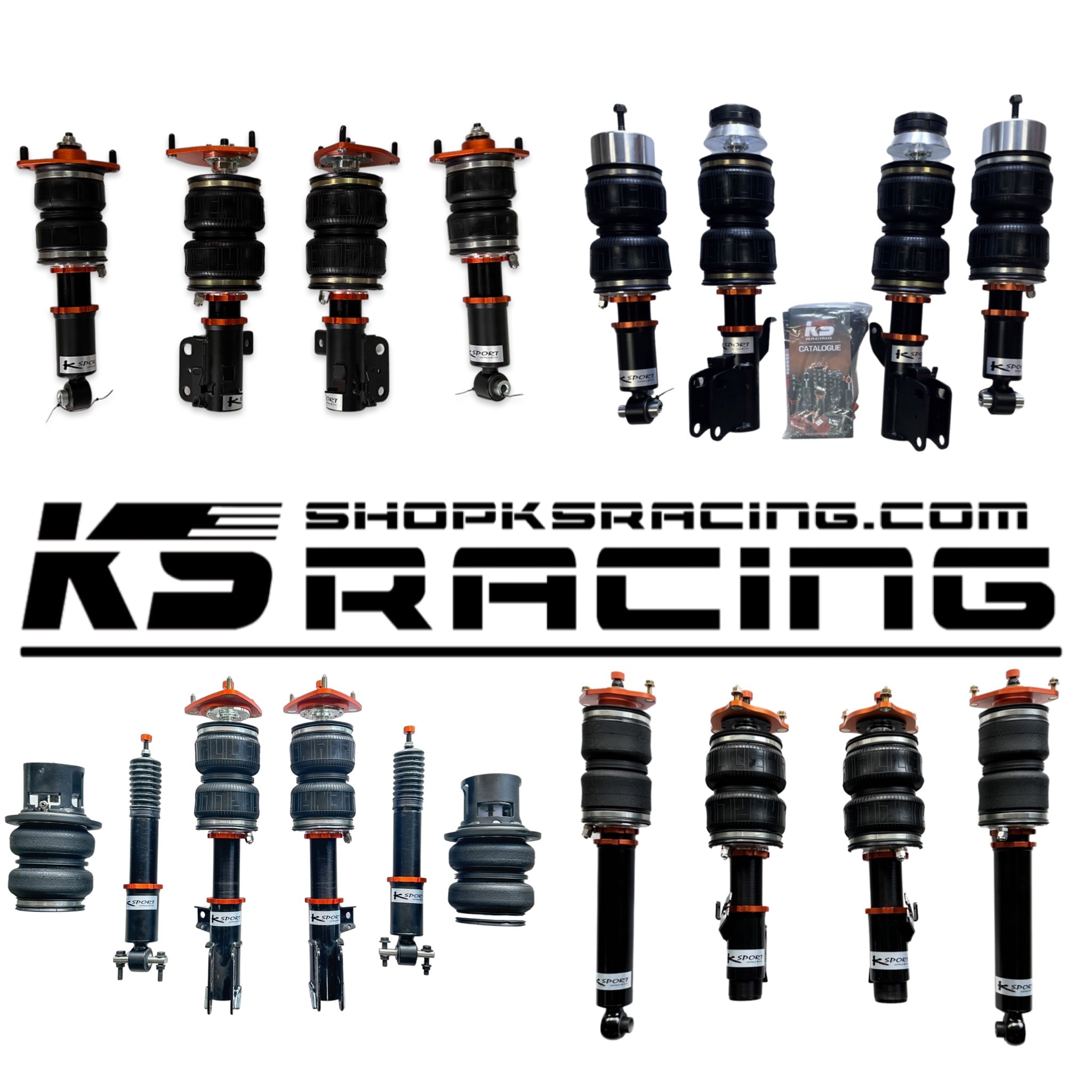 Volkswagen Golf R Air Suspension Air Struts Front and Rear - K SPORT — KS Racing Australia