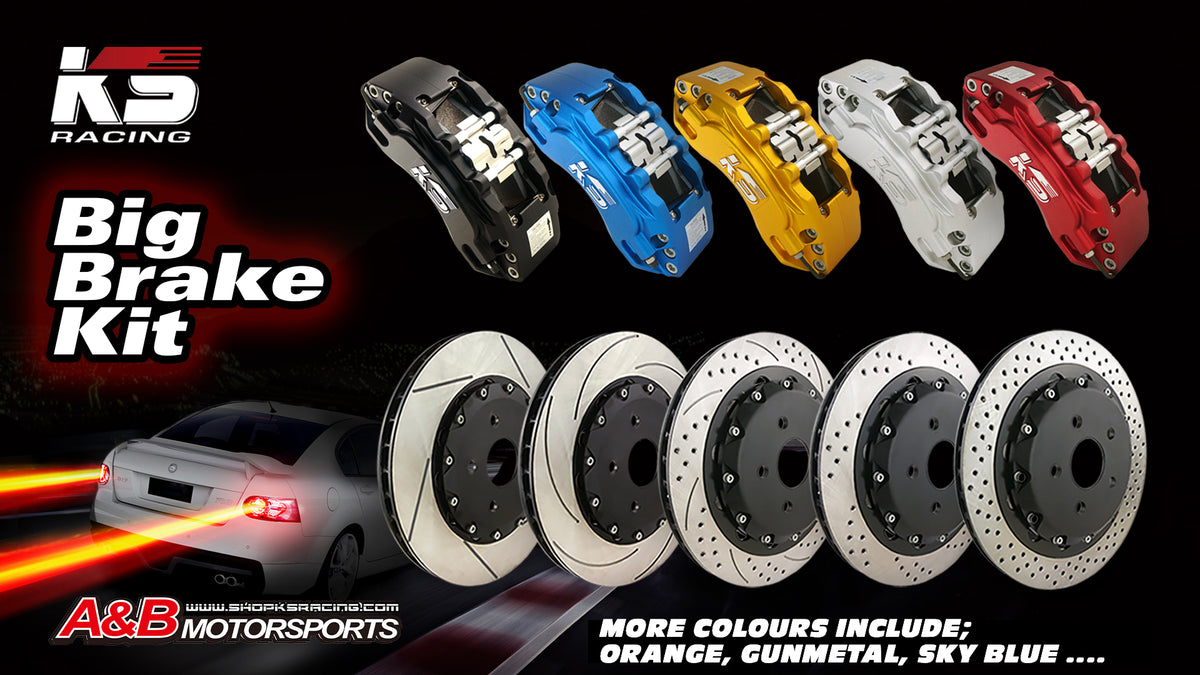 Front 6 Pot 330mm Disc - KS RACING BRAKE KIT