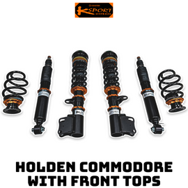 Holden Commodore VT VY VX Sedan with Front Strut Tops - KSPORT Coilover Set