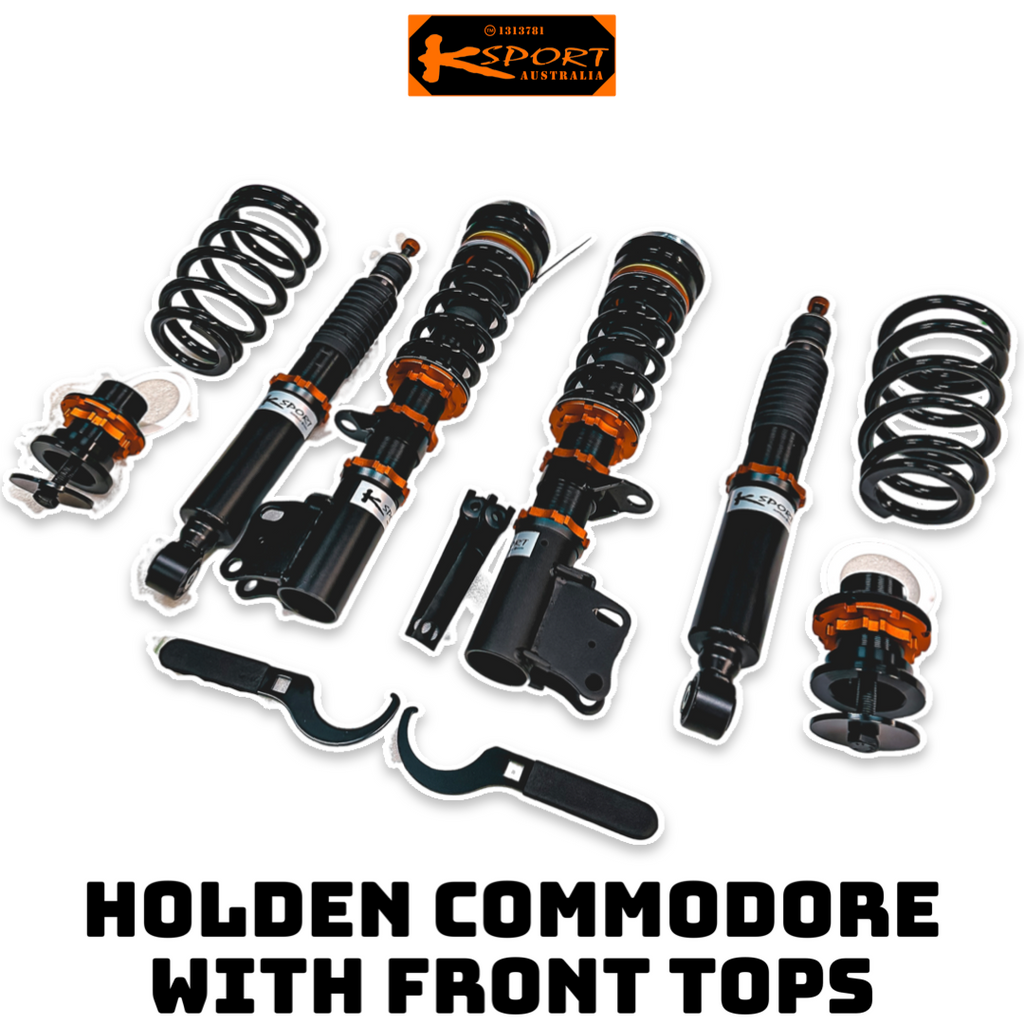 Holden Commodore VR VS Ute Solid Diff with Front Strut Tops - KSPORT Coilover Kit