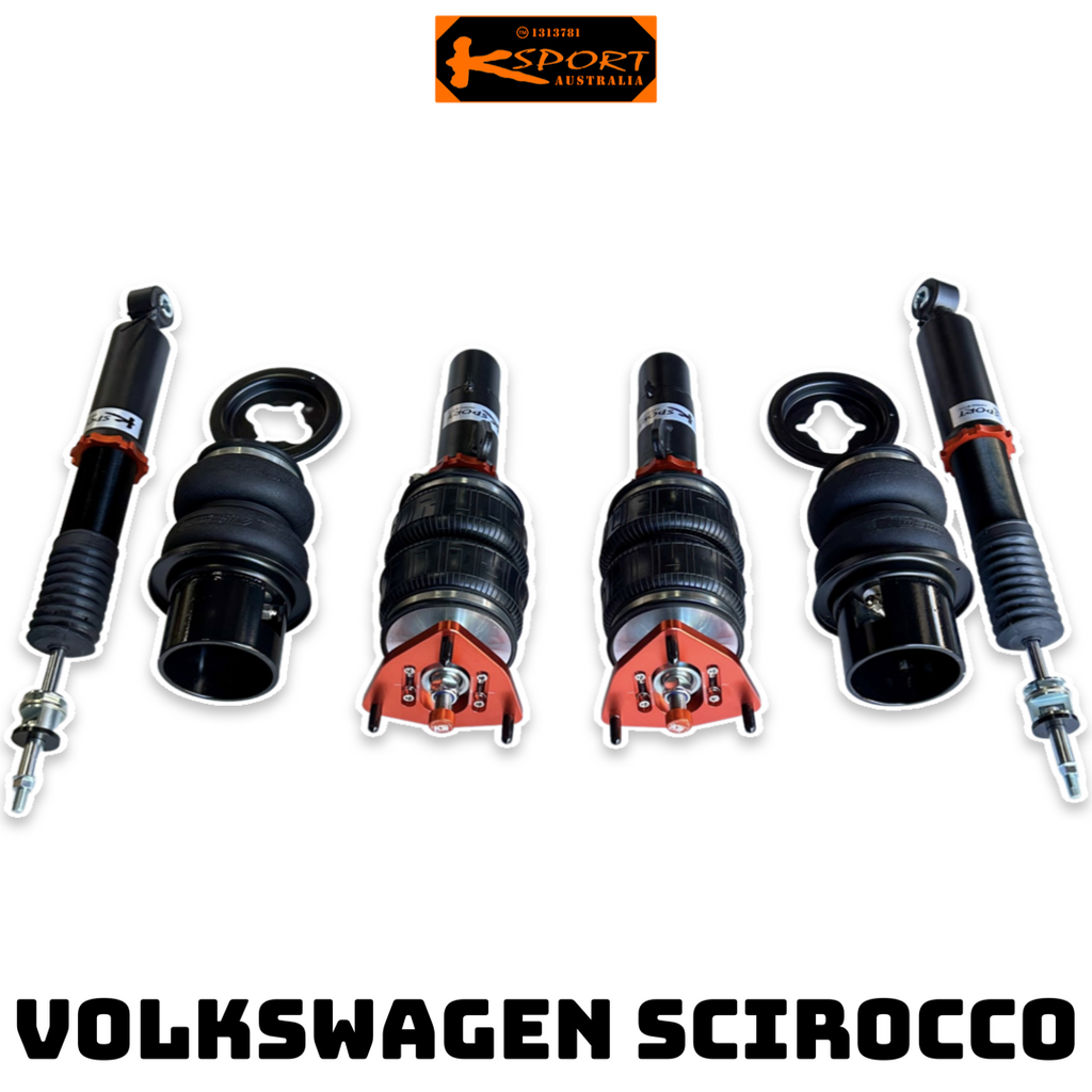 Volkswagen Scirocco 08-17 Air Suspension Air Struts Front and Rear - K SPORT